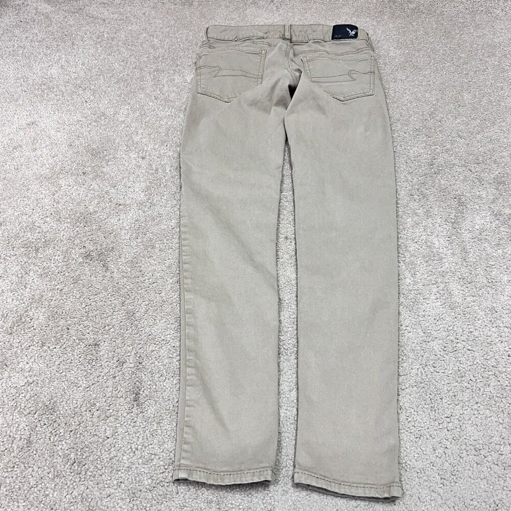 American Eagle Jegging Super Stretch Women's Tan Size 2 Pockets - Picture 10 of 12